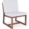Wooden Lounge Chair - Boho Bali Style Design Chair - Glan image 7