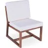 Wooden Lounge Chair - Boho Bali Style Design Chair - Glan image 7