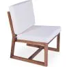 Wooden Lounge Chair - Boho Bali Style Design Chair - Glan image 7
