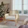 Rattan Lounge Chair - Design Chair - Boho Bali - Qawa image 7