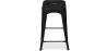 Bar Stool - Industrial Design - Matte Steel - 60cm - New edition - Stylix image 7