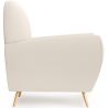 Armchair with Armrests - Upholstered in Boucle Fabric - Belise image 7