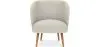 Armchair with Armrests - Upholstered in Boucle Fabric - Wesna image 7