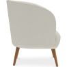 Buy Armchair with Armrests - Upholstered in Boucle Fabric - Wesna White 60335 home delivery