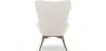  Armchair with Footrest - Upholstered in Bouclé Fabric - Huda image 7