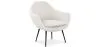 Armchair with Armrests - Upholstered in Boucle Fabric - Eila image 7