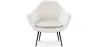 Armchair with Armrests - Upholstered in Boucle Fabric - Eila image 7