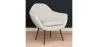 Armchair with Armrests - Upholstered in Boucle Fabric - Eila image 7