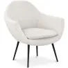 Armchair with Armrests - Upholstered in Boucle Fabric - Eila image 7