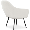 Buy Armchair with Armrests - Upholstered in Boucle Fabric - Eila White 60339 in the United Kingdom