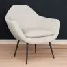 Armchair with Armrests - Upholstered in Boucle Fabric - Eila image 7