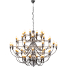 Buy Chandelier Ceiling Lamp - Hanging Lamp - Large Size - Bella Steel 13276 - prices