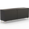 Buy Wooden Design Sideboard - Black - Haui Black 60343 home delivery