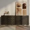Wooden Design Sideboard - Black - Haui image 7