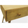 Buy Desk in Cannage Design, Mango and Oak - Oka Natural wood 60348 in the United Kingdom