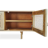 Buy Media unit in vintage style with rattan - Opa Natural wood 60351 with a guarantee
