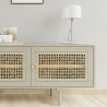 Buy Media unit in vintage style with rattan - Opa Natural wood 60351 in the United Kingdom