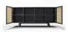 Natural Wood Sideboard - Vintage Design - Black - Edan image 7