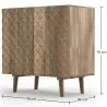 Natural Wood Sideboard - Boho Bali Design - Scarp image 7