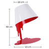 Buy Table Lamp - Desk Lamp - Paint Can - Okamoto
 Red 30807 - in the UK