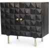 Wooden Design Sideboard - Black - Vintra image 7