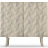 Buy Wooden Sideboard - Boho Bali Design - White - Rena White 60373 - in the UK