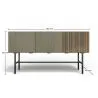 Wooden Sideboard - Vintage Design - 2 doors - Calabri image 7