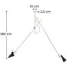 Flex Ceiling Lamp - Pendant Lamp - 2 Arms - Pats image 7