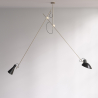 Buy Flex Ceiling Lamp - Pendant Lamp - 2 Arms - Pats Gold 60388 - in the UK