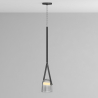 Buy Ceiling Lamp - Pendant Lamp - Leather and Glass - Bim Smoke 60390 in the United Kingdom