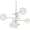Buy Ball Ceiling Lamp - Design Pendant Lamp - Blun Gold 60393 home delivery