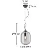 Crystal Ceiling Lamp - Designer Pendant Lamp - Grau image 7