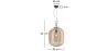 Crystal Ceiling Lamp - Medium Design Pendant Lamp - Grau image 7