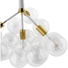 Buy Glass Ball Ceiling Lamp - Design Pendant Lamp - 12 Globes - Glaub White 60404 in the United Kingdom