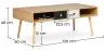 Wooden coffee table - Scandinavian Design - Miua image 7