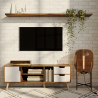 Buy Wooden TV Stand - Scandinavian Design - Lubi Natural wood 60409 in the United Kingdom