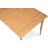 Buy Rectangular Extendable Dining Table - Wood - Blow Natural wood 60413 - in the UK