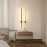 Buy Wall Lamp - Metal Bar - LED 100cm - Hernel Black 60422 - in the UK