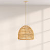 Buy Rattan Ceiling Lamp - Boho Bali Design Pendant Lamp - 60cm - Hoa Natural wood 60440 - prices