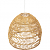 Buy Hanging Lamp Boho Bali Style Natural Rattan - 60cm  - Hoa Natural wood 60440 at Privatefloor