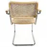 Dining Chair with Armrests - Vintage Design - Wood and Rattan - Bruna image 7