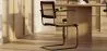 Dining Chair with Armrests - Vintage - Wood and Rattan - Bastral image 7