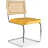 Dining Chair - Upholstered in Velvet - Wood and Rattan - Martha image 7