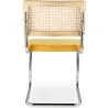 Dining Chair - Upholstered in Velvet - Wood and Rattan - Martha image 7