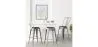 Pack of 4 Magnetic Cushions for Stool - Faux Leather - Stylix image 7