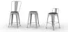 Pack of 4 Magnetic Cushions for Square Seat Chair – Faux Leather – Stylix image 7