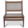 Buy Lounge Chair - Boho Bali Design - Wood - Prena Natural 60465 in the United Kingdom