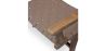 Armchair with Armrests - Boho Bali Design Armchair - Wood and Leather - Recia image 7