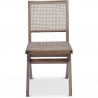 Buy Cannage Dining Chair, Bali Boho Style, Rattan and Teak Wood - Breya Natural 60474 in the United Kingdom