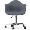 Office Chair with Armrests - Swivel Desk Chair with Castors - Grev image 7